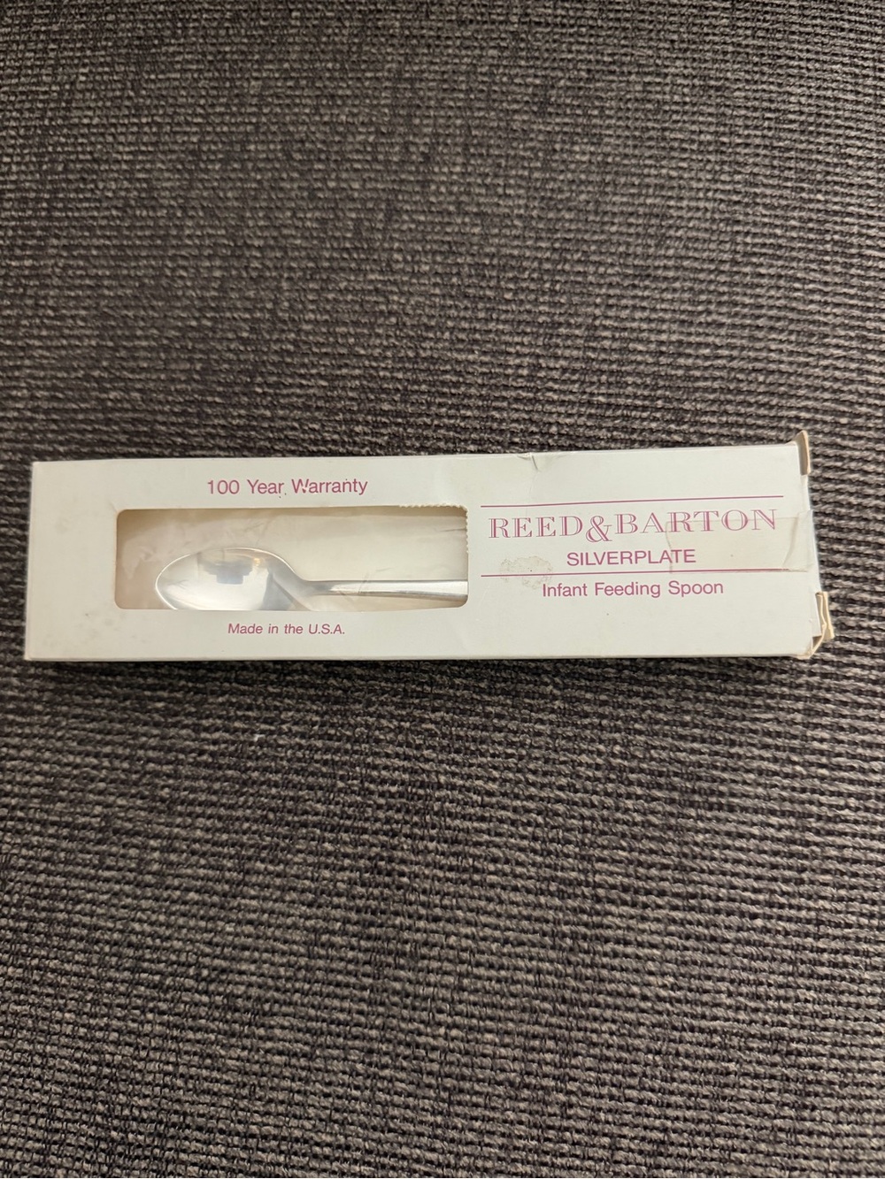 Reed & Barton Silverplate Infant Feeding Spoon - Vintage